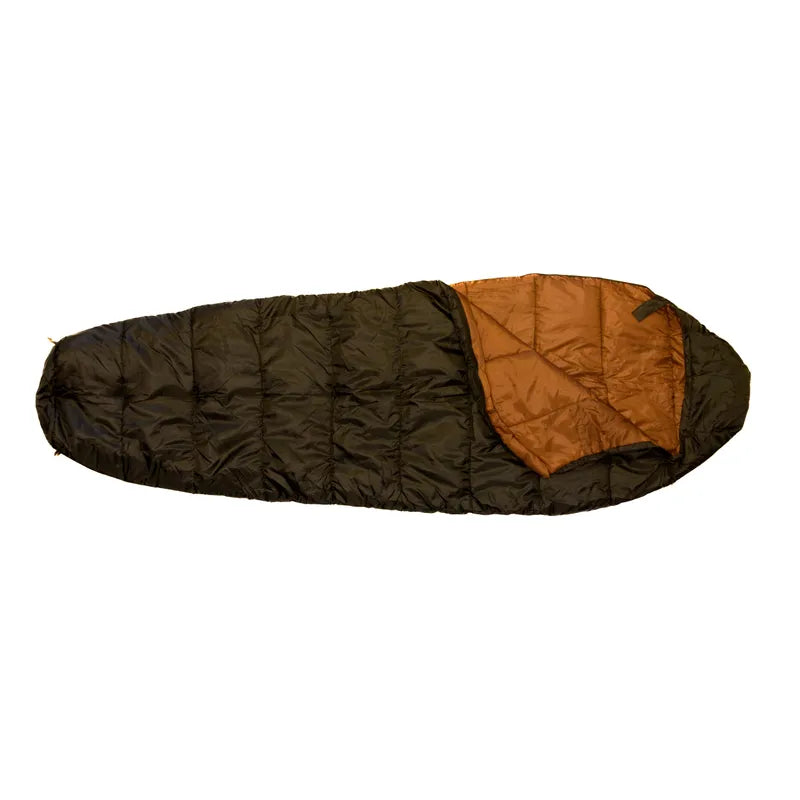 Fladen Sleeping Bag Allround – Sovsäck för året runt-bruk (Svart/Brun)