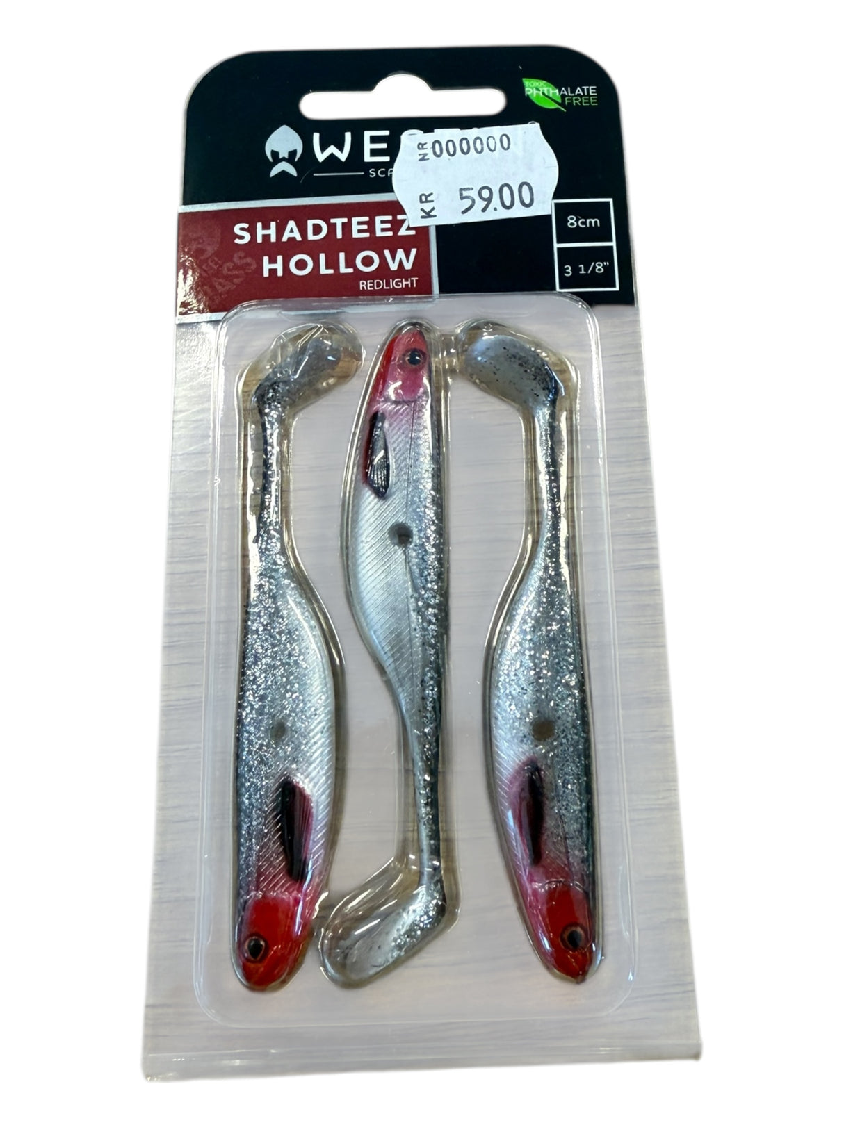 Westin Shadteez Hollow 8cm 3-pack