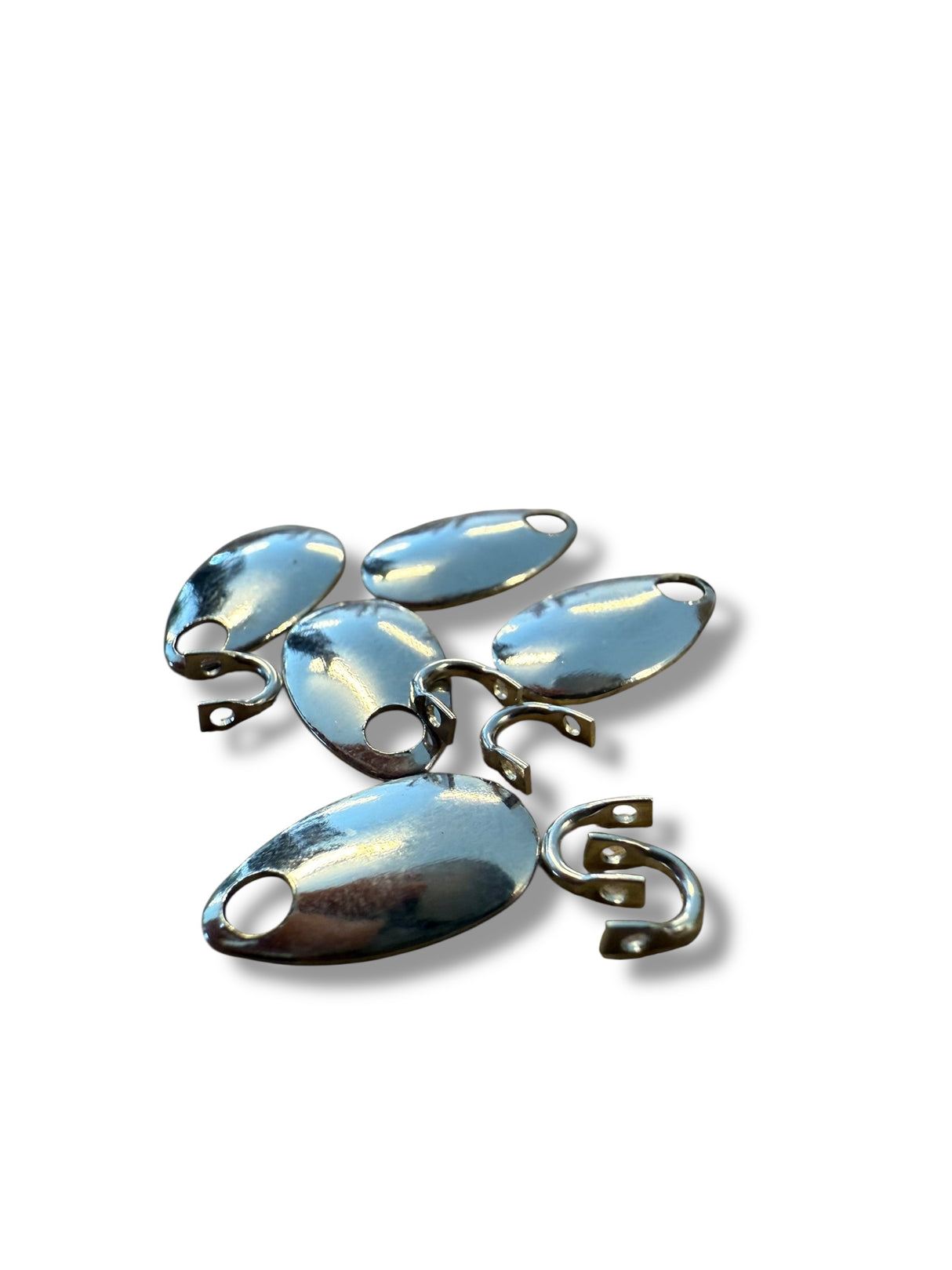 Spinnarskedar 5-pack Silver + Clevisar