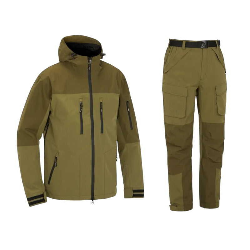 Fladen Authentic 5.0 Olive – Komplett Fiskeställ (Jacka + Byxa)