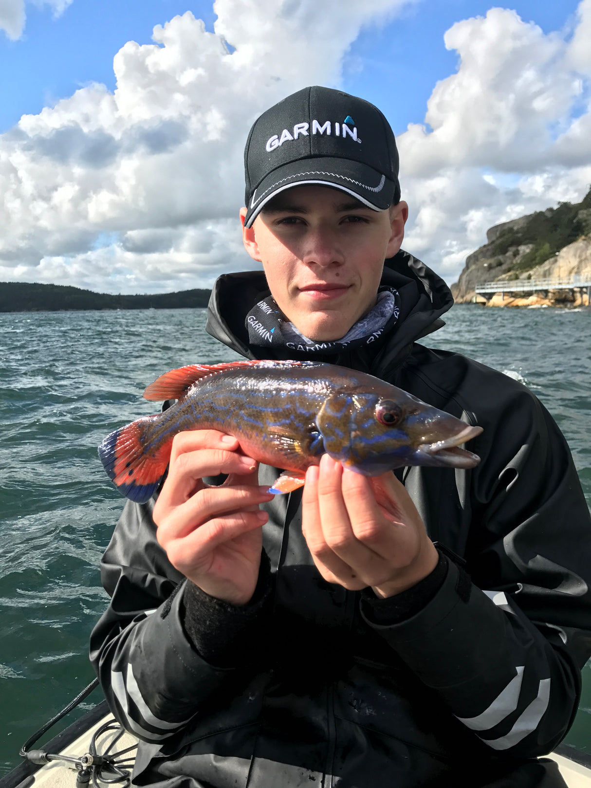 Handknutet Havsfisketackel Berggylta & Blågylta