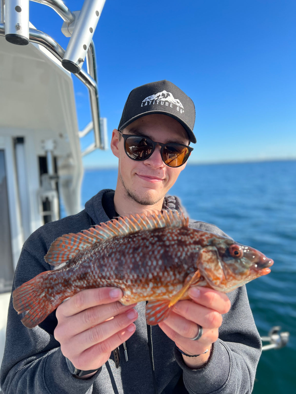 Handknutet Havsfisketackel Berggylta & Blågylta