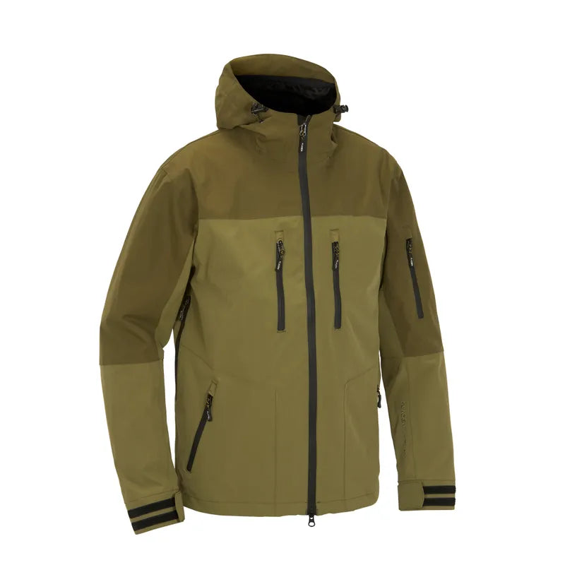 Jacket Authentic 5.0 Olive – Vattentät funktionsjacka för fiske & friluftsliv