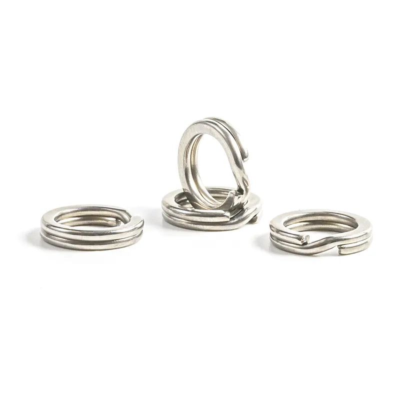 Heavy duty flat split rings Maxximus 10pcs